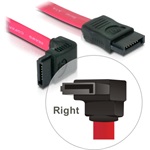 Delock SATA F/F adatkábel 50m le/egyenes piros