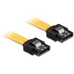 Delock SATA F/F adatkábel 0.1m sárga
