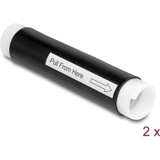Delock hidegen zsugorodó cső 25 mm x 130 mm 2 db fekete