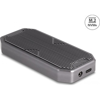 Delock külső játékház M.2 NVMe PCIe SSD-hez SuperSpeed USB 20 Gbps (USB 3.2 Gen 2x2) USB Type-C csatlakozóval és RGB LED
