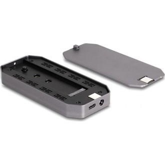 Delock külső játékház M.2 NVMe PCIe SSD-hez SuperSpeed USB 20 Gbps (USB 3.2 Gen 2x2) USB Type-C csatlakozóval és RGB LED