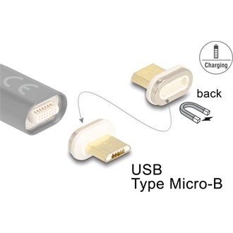 Delock mágneses adapter USB Type Micro-B apa