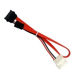 Delock SATA Molex Power 4pin -> Slimline SATA F/F adatkábel 0.3m