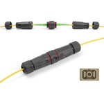 Delock SC Simplex -> SC Simplex F/F adapter fekete OM1/OM2, IP68