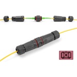 Delock SC Simplex -> SC Simplex F/F adapter fekete OM4 , IP68