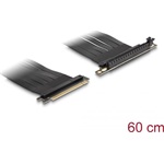 Delock x16 male - x16 slot 90° kábellel 60cm 1-port PCIe x16 riser kártya