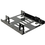 Delock 2x 2.5" beépítő keret 2.5"->3.5"