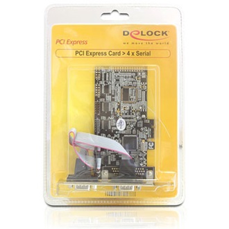 Delock PCI-E x1 - 4 soros port IO vezérlő