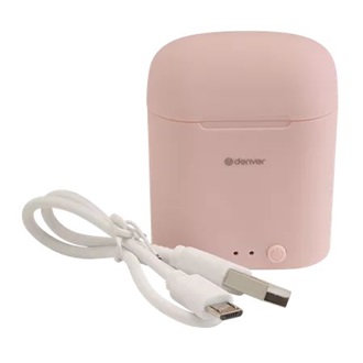 Denver TWE-46 True Wireless fülhallgató headset rózsaszín