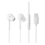 Designed for SAMSUNG fülhallgató SZTEREO (Type-C, mikrofon, felvevő gomb) FEHÉR