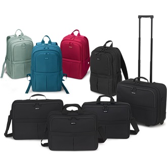 Dicota Backpack Eco SCALE 13-15,6" notebook poliészter hátizsák fekete 19,5L