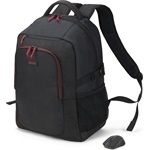 Dicota Backpack Gain Wireless Mouse Kit Black notebook hátizsák + egér fekete