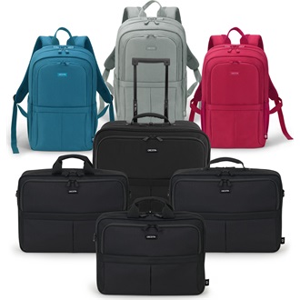 Dicota Bag Eco Multi SCALE 15-17,3" notebook poliészter oldaltáska fekete