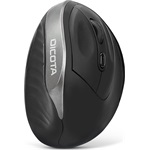 Dicota D31981 Ergonomic Relax optikai vezeték nélküli vertikális egér fekete-szürke