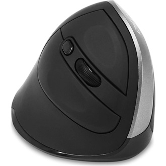 Dicota D31981 Ergonomic Relax optikai vezeték nélküli vertikális egér fekete-szürke