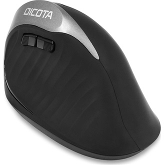 Dicota D31981 Ergonomic Relax optikai vezeték nélküli vertikális egér fekete-szürke