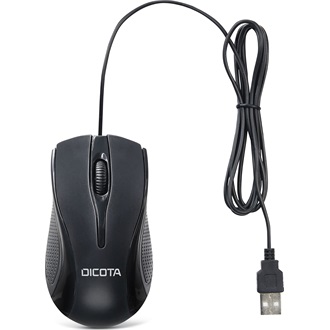 Dicota D32011 optikai USB egér fekete-szürke