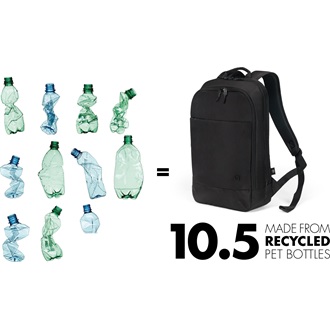 Dicota Eco Backpack Slim Motion 13-14,1" notebook hátizsák fekete