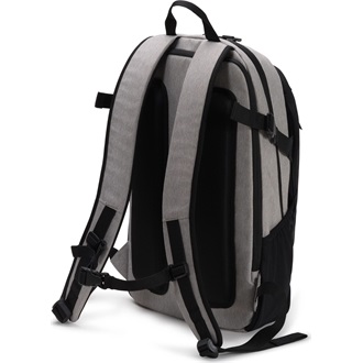 Dicota GO 13-15,6" notebook poliészter hátizsák szürke-fekete 22L