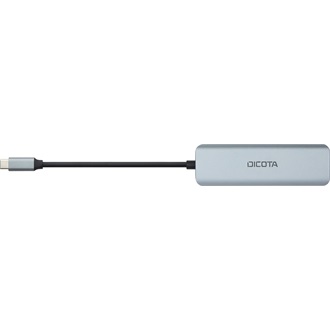 Dicota Highspeed 4-portos USB-C hub ezüst