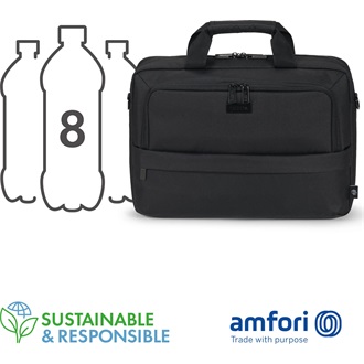 Dicota Top Traveller Eco Core 15-17,3" notebook oldaltáska fekete