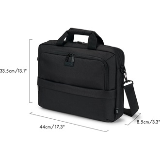 Dicota Top Traveller Eco Core 15-17,3" notebook oldaltáska fekete