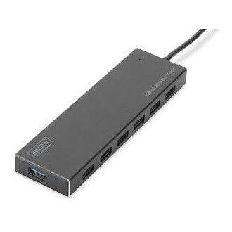 Digitus DA-70241-1 7-portos USB3.0 hub fekete