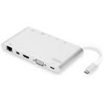 Digitus DA-70861 11-port USB-C dokkoló fehér