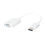LogiLink Displayport 1.2 -> VGA M/F adapter 0.15m fehér