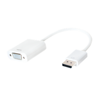 LogiLink Displayport 1.2 -> VGA M/F adapter 0.15m fehér