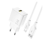 Dudao A23TEU 12W univerzális hálózati töltő adapter fehér