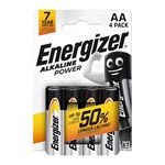ENERGIZER ALKALINE POWER tartós elem (AA, LR6, 1.5V, alkáli) 4db/csomag