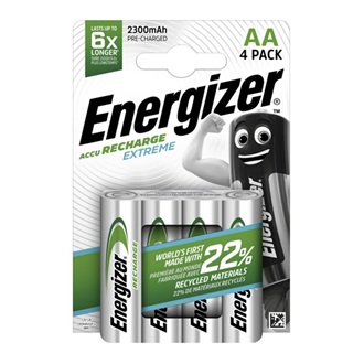 ENERGIZER EXTREME elem (AA, 1.2V, 2300mAh Ni-MH, újratölthető) 4db/csomag