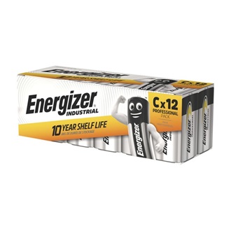 ENERGIZER INDUSTRIAL tartós elem (C/baby, LR14, 1.5V, alkáli) 12db/csomag