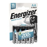 ENERGIZER MAX PLUS tartós elem (AA, LR06, 1.5V, alkáli) 4db/csomag