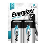 ENERGIZER MAX PLUS tartós elem (D, LR20, 1.5V, alkáli) 2db/csomag