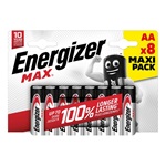 ENERGIZER MAX tartós elem (AA, LR06, 1.5V, alkáli) 8db/csomag