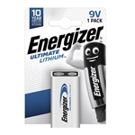ENERGIZER ULTIMATE LITHIUM tartós elem (6LR61, 9V, lítium) 1db/csomag