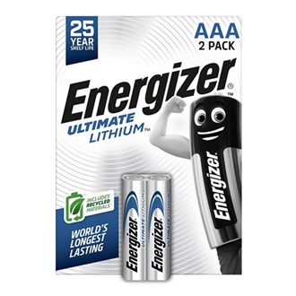 ENERGIZER ULTIMATE LITHIUM tartós elem (AAA, LR03, 1.5V, lítium) 2db/csomag