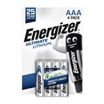 ENERGIZER ULTIMATE LITHIUM tartós elem (AAA, LR03, 1.5V, lítium) 4db/csomag