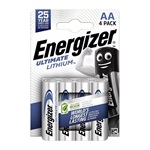 ENERGIZER ULTIMATE LITHIUM tartós elem (AA, LR06, 1.5V, lítium) 4db/csomag