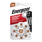 ENERGIZER elem (ZA312, PR41, 1.4V, cink-levegő, hallókészülékhez való) 8db/csomag