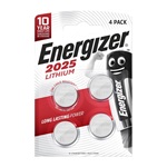 ENERGIZER gombelem (CR2025, 3V, lítium) 4db/csomag