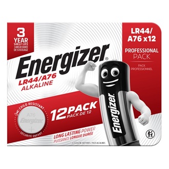 ENERGIZER gombelem (LR44/A76, 1.5V, alkáli) 12db/csomag