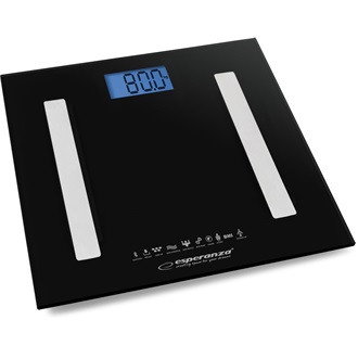 Esperanza B.Fit Bluetooth személymérleg fekete