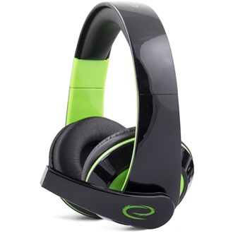 Esperanza Condor 2.0 gaming headset fekete-zöld