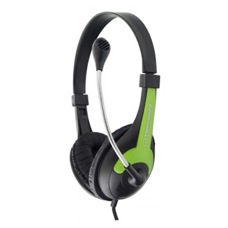 Esperanza ROOSTER headset zöld