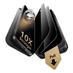 ESR CORNING GORILLA GLASS ULTRAFIT PRIVACY képernyővédő üveg 3db 2.5D, betekintés ellen + segédkeret, ÁTLÁTSZÓ