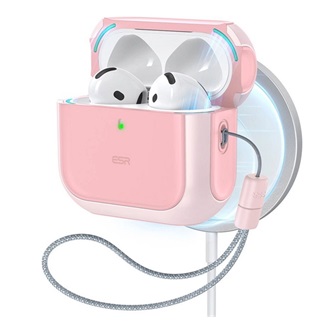 ESR ORBIT HALOLOCK műanyag tok (ütésállóság, kézpánt, MagSafe) RÓZSASZÍN Apple AirPods 4