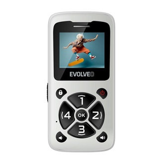 EVOLVEO EP-400 EasyPhone ID mobiltelefon FEHÉR